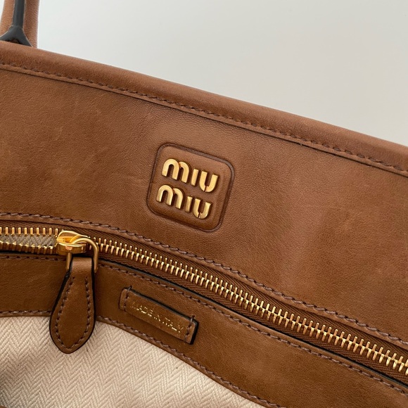 Miu Miu Aventure Nappa Leather Bag - Picture 10 of 12